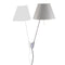 Costanzina Wall Sconce  option Mistic White / Aluminum