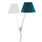Costanzina Wall Sconce  option Petroleum Blue / Aluminum