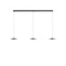 Koine Cluster Linear Pendant Light  option 3 Lights