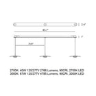 Koine Cluster Linear Pendant Light