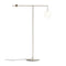Malamata Adjustable Floor Lamp  option Brass