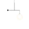 Malamata Adjustable Pendant Light  option Black