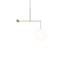 Malamata Adjustable Pendant Light  option Brass