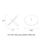 Millimetro LED Table Lamp