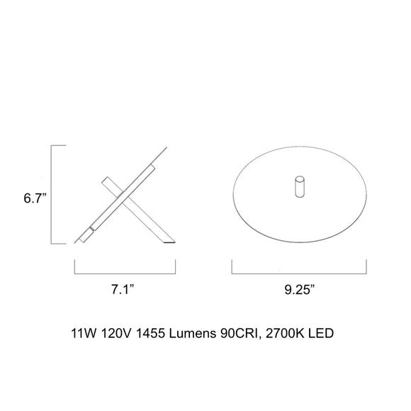 Millimetro LED Table Lamp