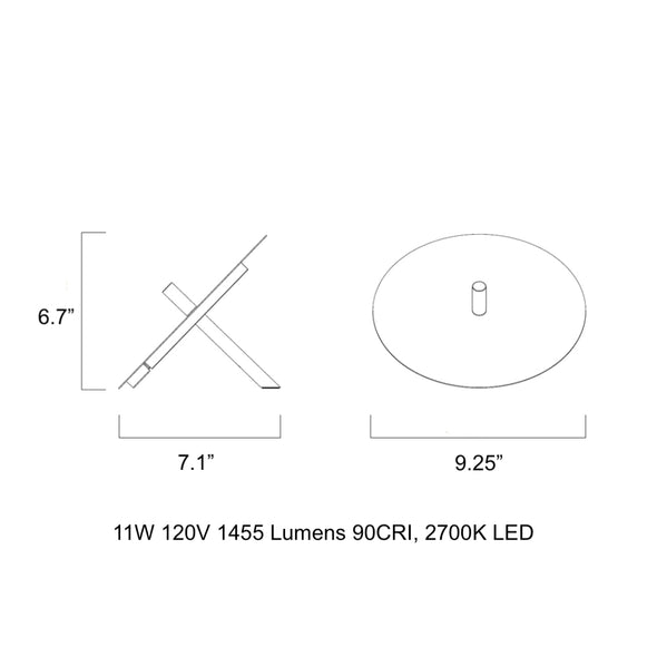 Millimetro LED Table Lamp