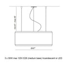 Silenzio Acoustic Pendant Light