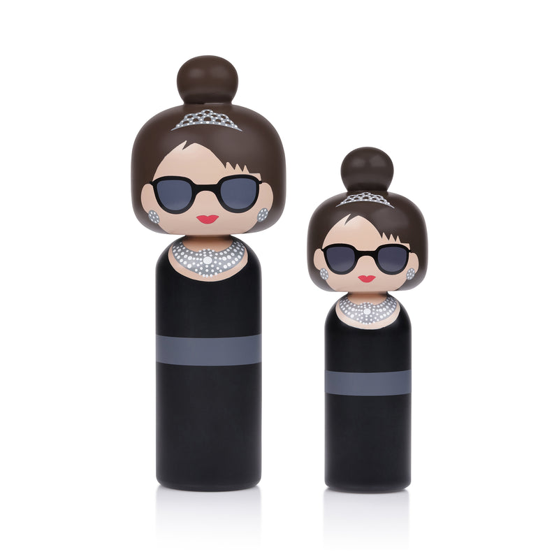 LUCIE KAAS/ルーシーコース /Kokeshi doll/オードリー Audrey Kokeshi | Classic Film Icon – Lucie Kaas