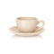 Milk Cup With Saucer (Set of 4)  option Almond