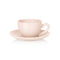 Milk Cup With Saucer (Set of 4)  option Peach