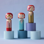 Ziggy Aladdin Sane Kokeshi Doll