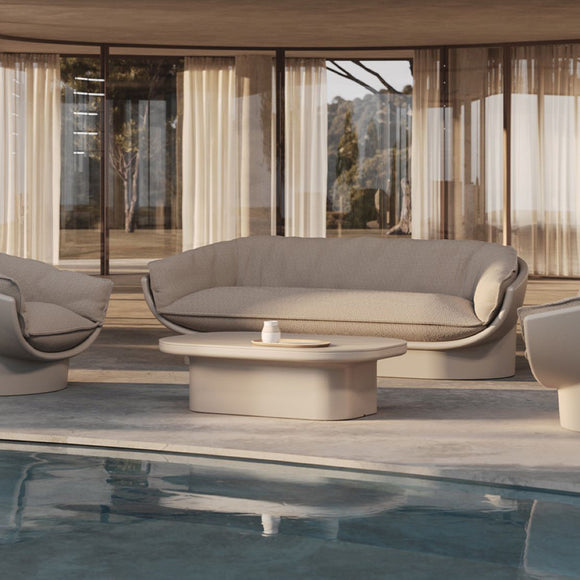 Luna Outdoor Coffee Table with Storage