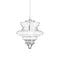 Neverending Glory La Scala Pendant Light  option Clear