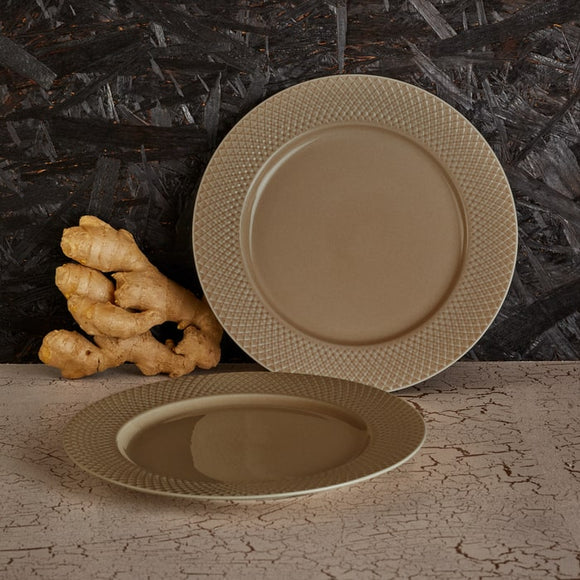 Rhombe Earth Lunch Plate (Set of 4)