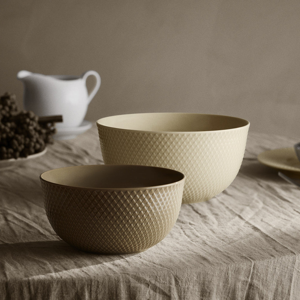 Rhombe Earth Serving Bowl