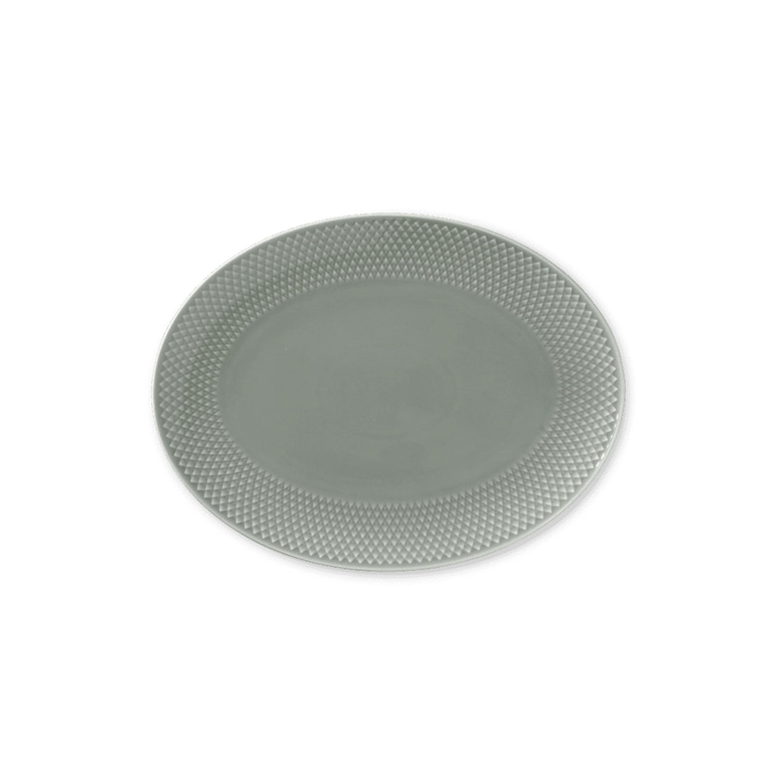 Lyngby Porcelaen Rhombe Earth Oval Serving Dish - 2Modern