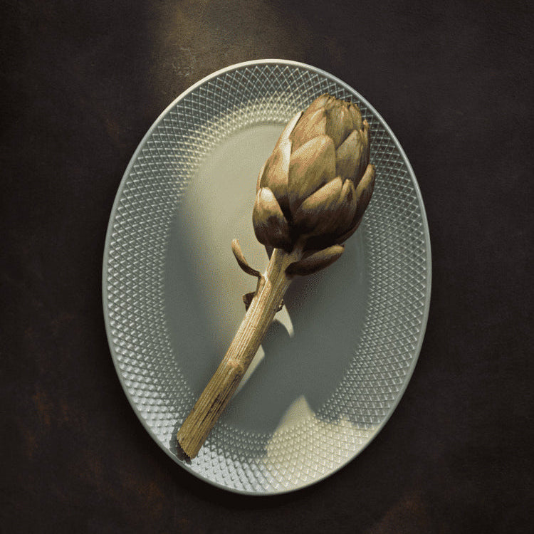Rhombe Earth Oval Serving Dish