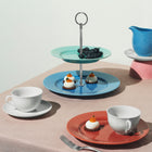 Rhombe Tea Cup With Saucer