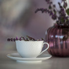 Rhombe Tea Cup With Saucer