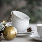 Rhombe Tea Cup With Saucer