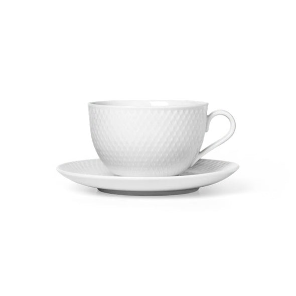 Rhombe Tea Cup With Saucer