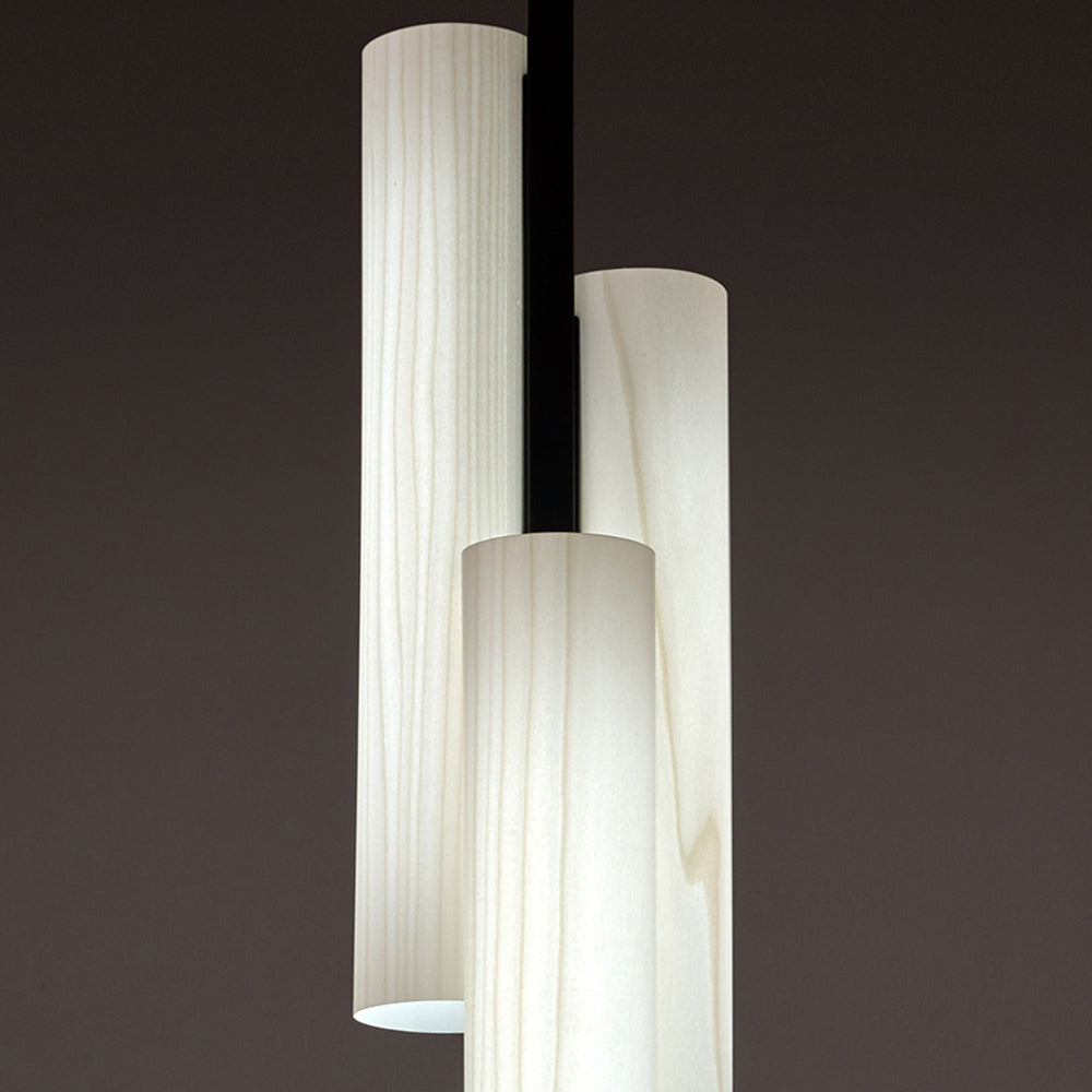 Black Note Triplet Pendant Light