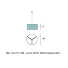 Gea Slim Pendant Light