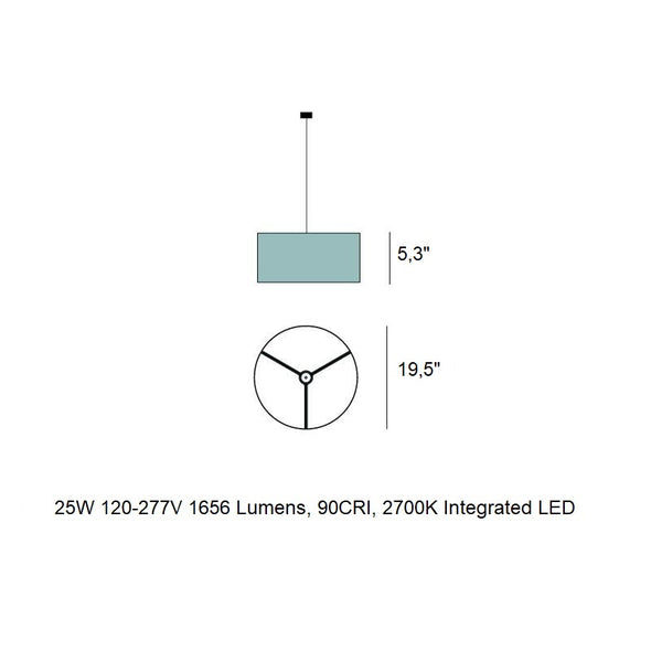 Gea Slim Pendant Light
