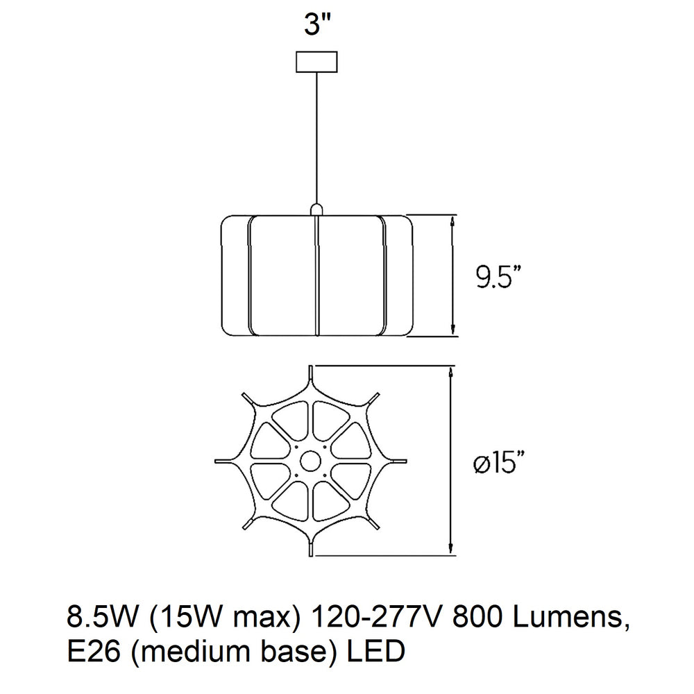Kactos Pendant Light