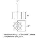 Kactos Pendant Light