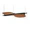 Omma LED Pendant Light  option Matte Black / Natural Cherry