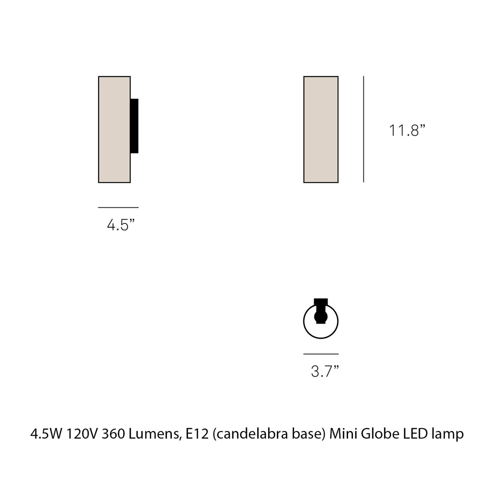 Romanica Slim Wall Sconce