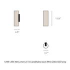 Romanica Slim Wall Sconce
