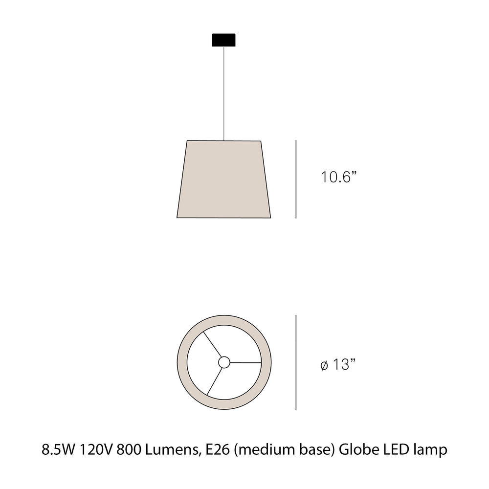 Zeta Grande Pendant Light