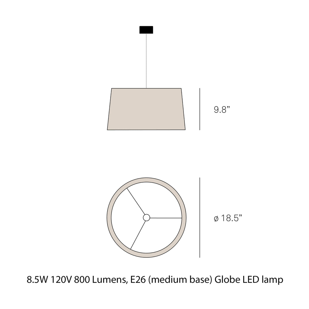 Zeta Grande Pendant Light