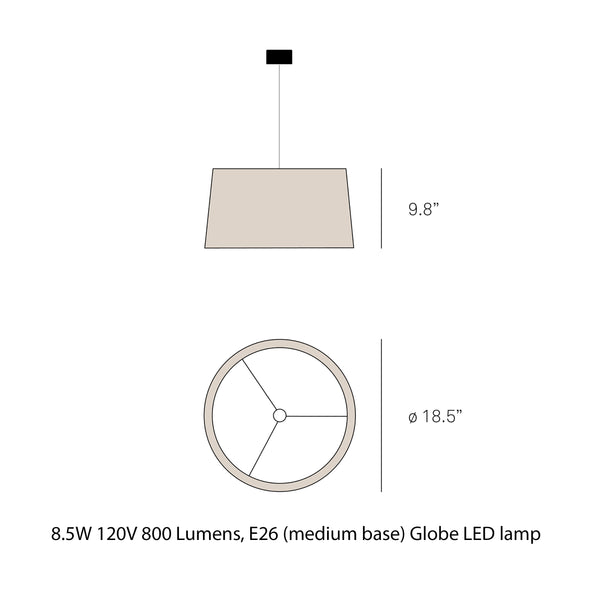 Zeta Grande Pendant Light