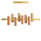 Black Note Keys Pendant Light  option Gold