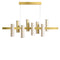 Black Note Keys Pendant Light  option Ivory White