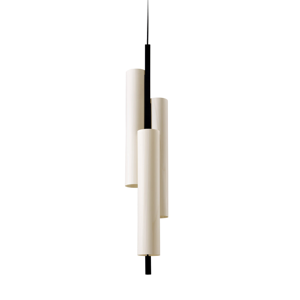Black Note Triplet Pendant Light