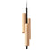 Black Note Triplet Pendant Light  option Matte Black / Natural Beech