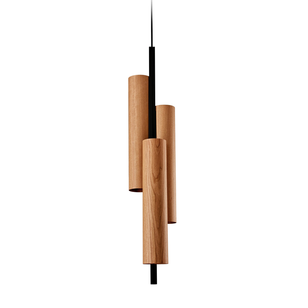 Black Note Triplet Pendant Light