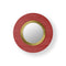 Lens Circular LED Wall Sconce  option Red / Gold