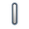 Lens Super Oval LED Wall Sconce  option Blue / Matte Black