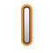 Lens Super Oval LED Wall Sconce  option Orange / Matte Black