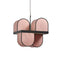 Osca Suspension Light  option Pale Rose / Earl Grey