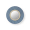 Lens Circular LED Wall Sconce  option Blue / Matte Ivory