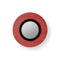 Lens Circular LED Wall Sconce  option Red / Matte Black