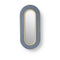 Lens Oval LED Wall Sconce  option Blue / Matte Ivory