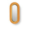 Lens Oval LED Wall Sconce  option Orange / Gold