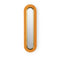 Lens Super Oval LED Wall Sconce  option Orange / Gold